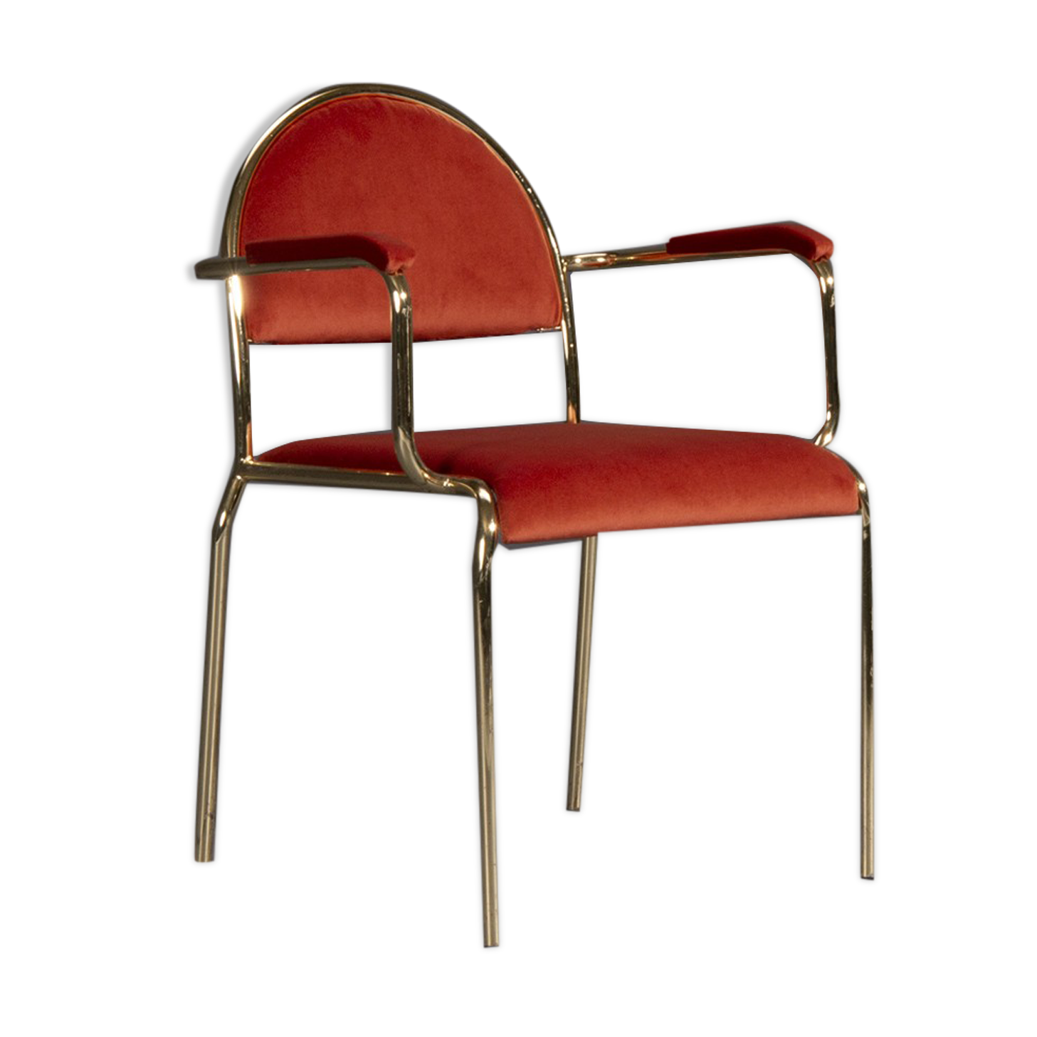 Fauteuiil Hollywood Regency à Volterra 42, avec accoudoirs