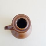 Brown vase by Manfred Buchholz