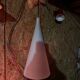 Vintage conical pendant lamp