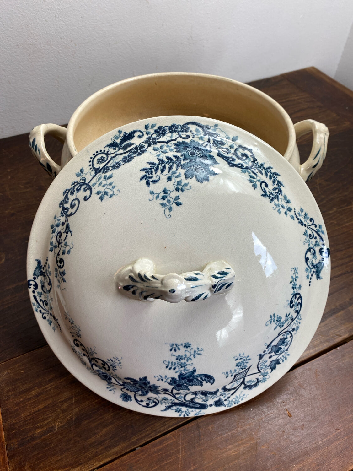 Soup tureen, ironstone, Sévigné, HB & Co.