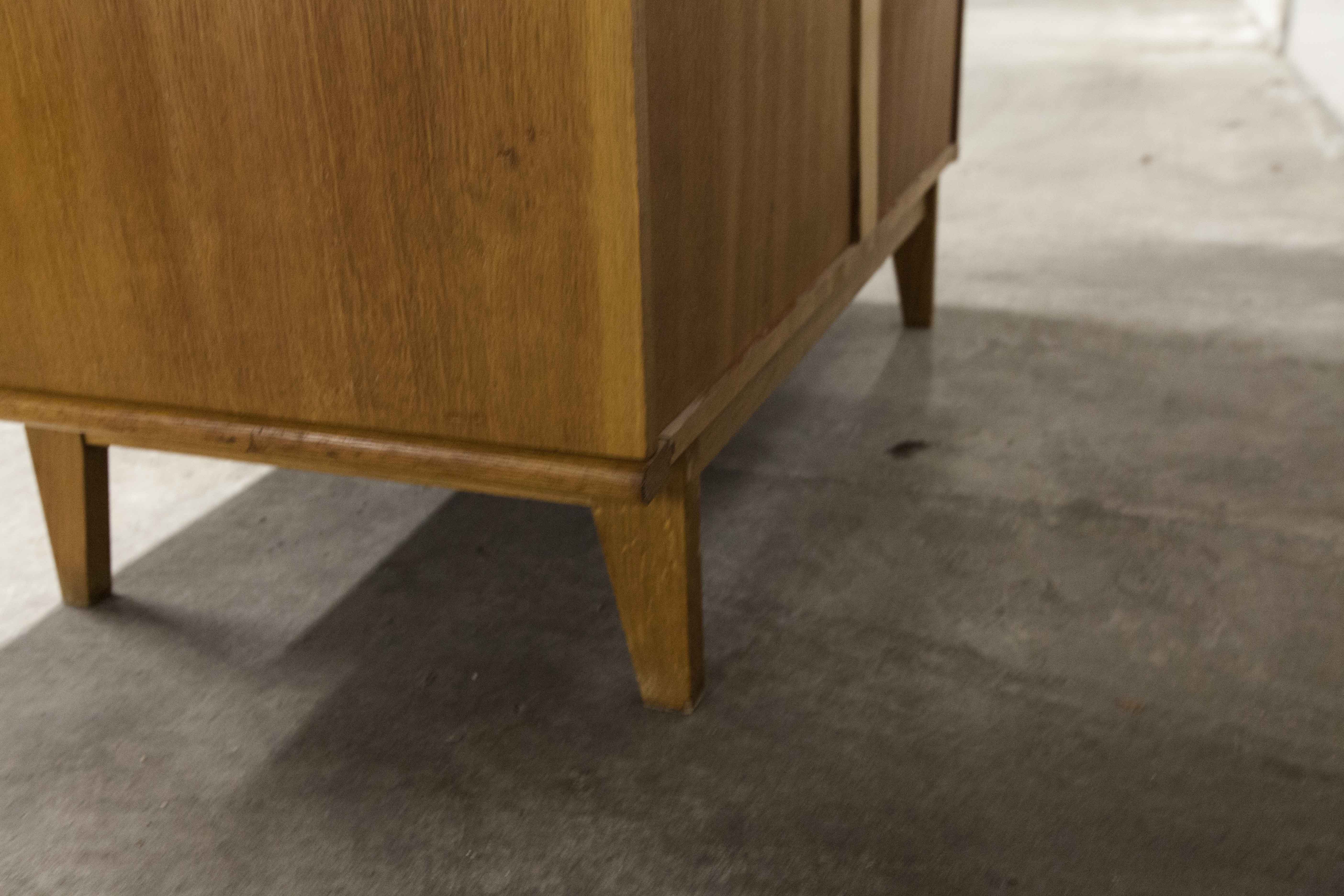 Scandinavian wardrobe 2 sliding doors 1960