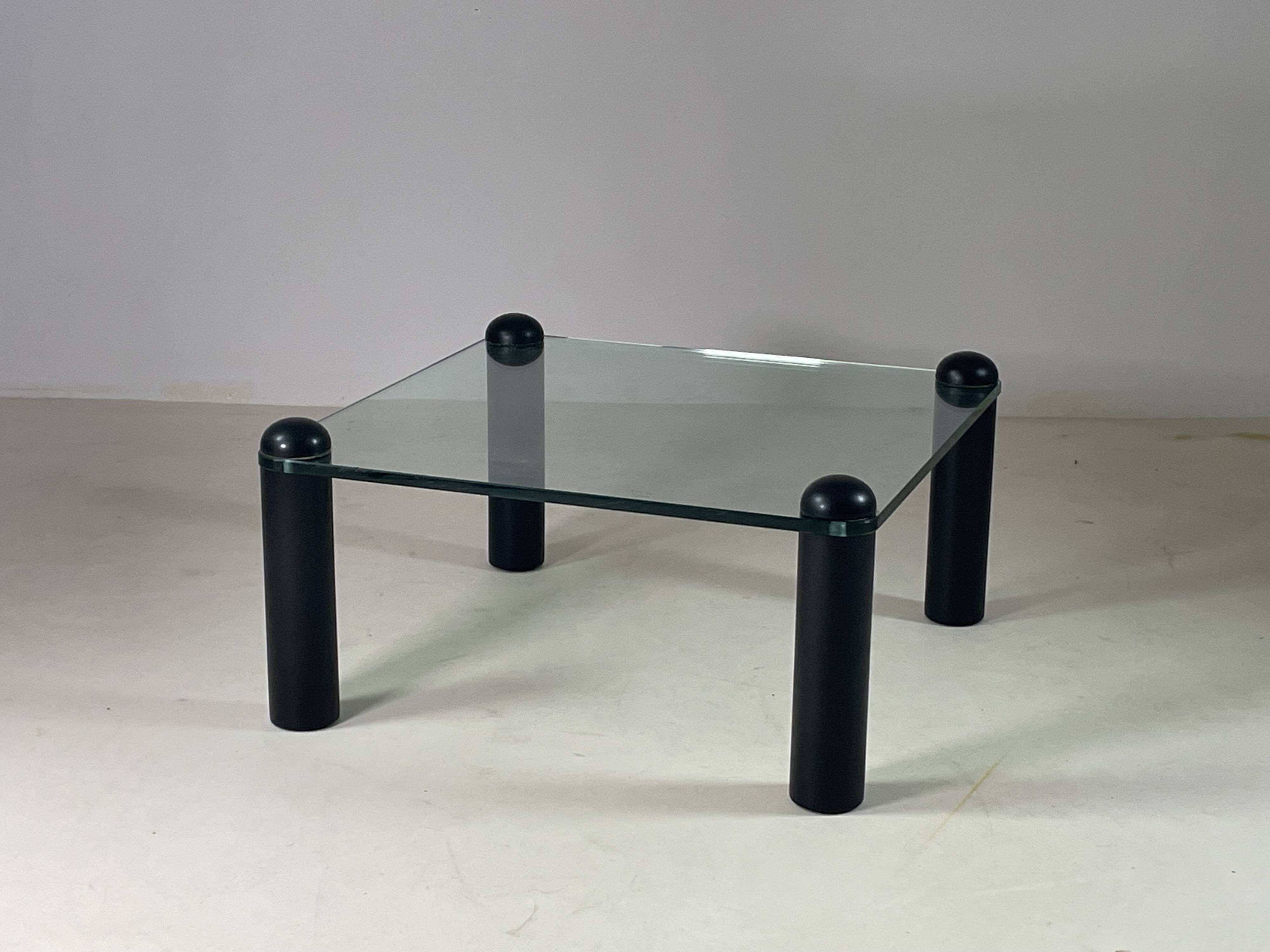 Vintage Ligne Roset coffee table, 1980s