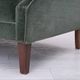 1960s, Danish 3-seater sofa, original turquoise-green furniture velour.
