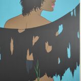 La femme bleue - Original hand-signed lithograph - Félix Labisse - 18/165
