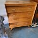 Vintage chest of drawers 1960 foot compass