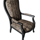 Voltaire Armchair Faux Snake