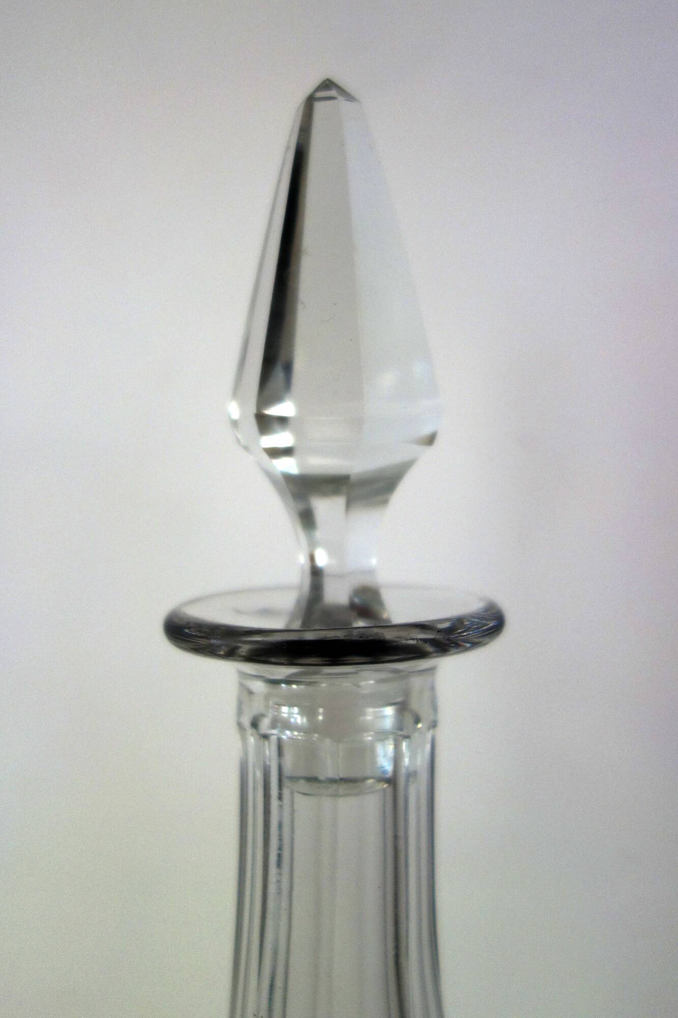Old Saint Louis crystal decanter, Massenet model n°10