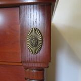 4-drawer chest of drawers – Cherry stain – Imitation Empire style – 80s