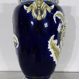 Earthenware vase, faience factory of fives lille - early twentieth century