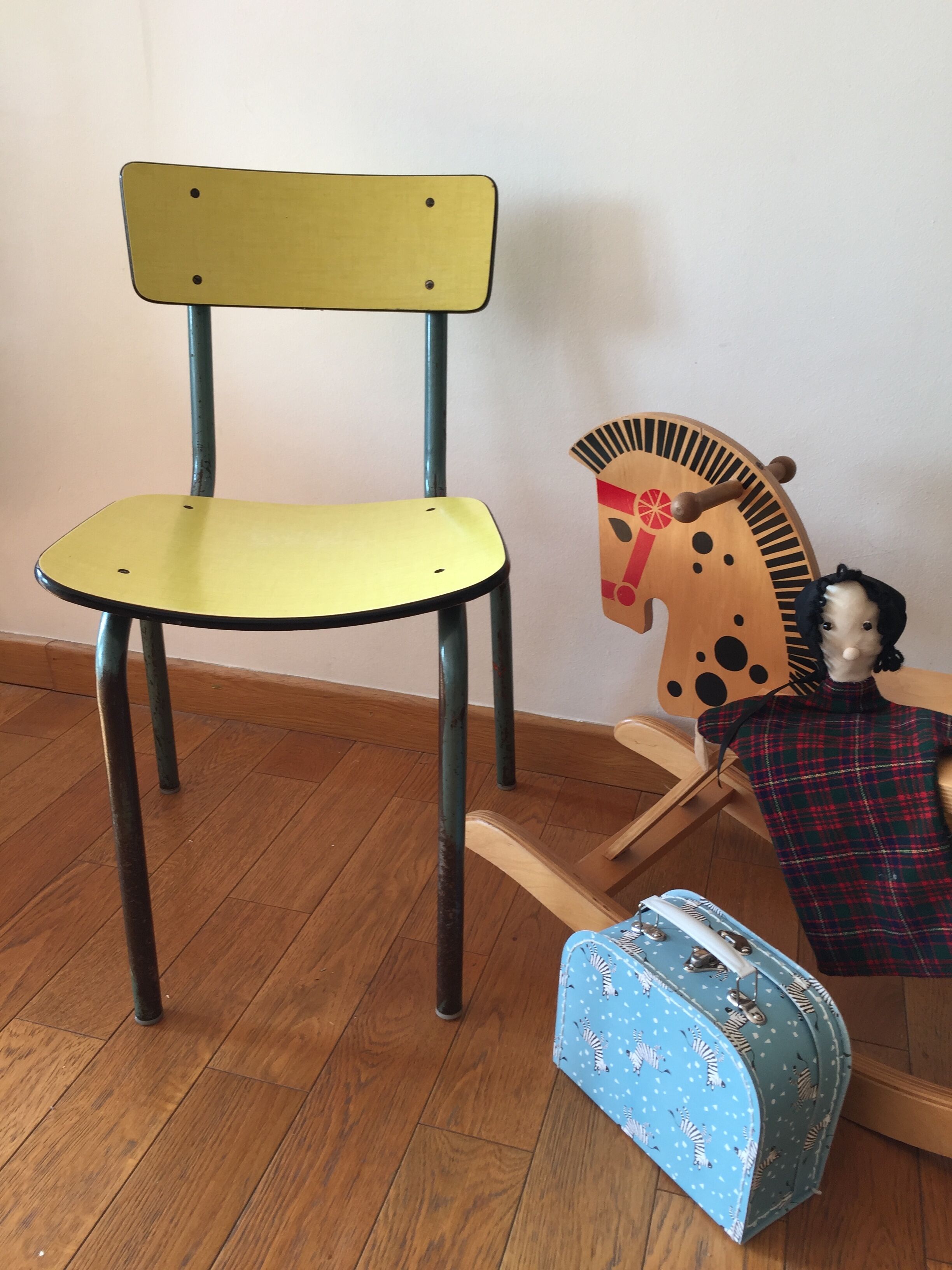 High Chair vintage formica