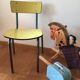 High Chair vintage formica