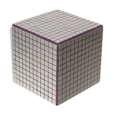 Cube end of sofa