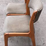 Paire de chaises traîneau