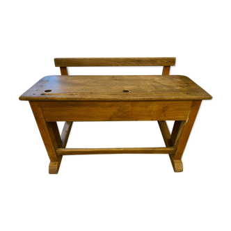 Bureau d'écolier en bois