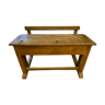 Wooden schoolboy desk