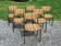 Set of 6 designer chairs from the 1970s.