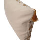Housse de coussin ottoman beige / ocre havane - 30 x 50