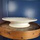 Old dish on foot / porcelain compotier moulin des loups
