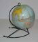 Ancien globe terrestre en carton Girard et Barrère années 50