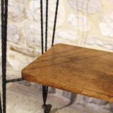 Wrought iron rolling trolley from the 60s