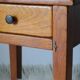 Vintage solid oak bedside