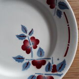 Lot de 6 assiettes à dessert anciennes Céranord-St Amand modèle IENA