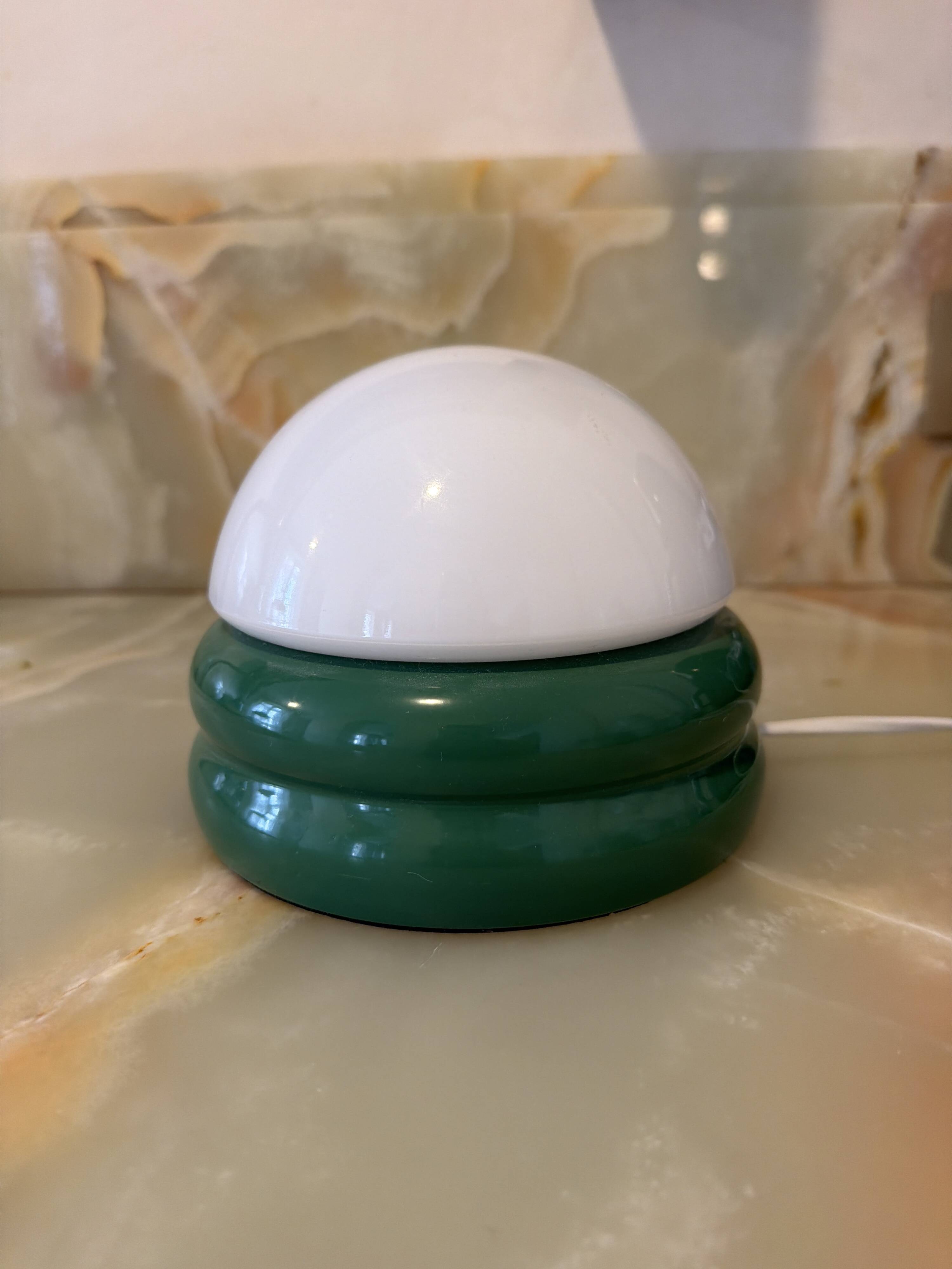 Green table lamp Monoprix x goodmoods