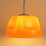 Orange Funky Space Age Plastic Pendant Lamp