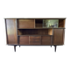 High sideboard or living room teak, vintage 1960s