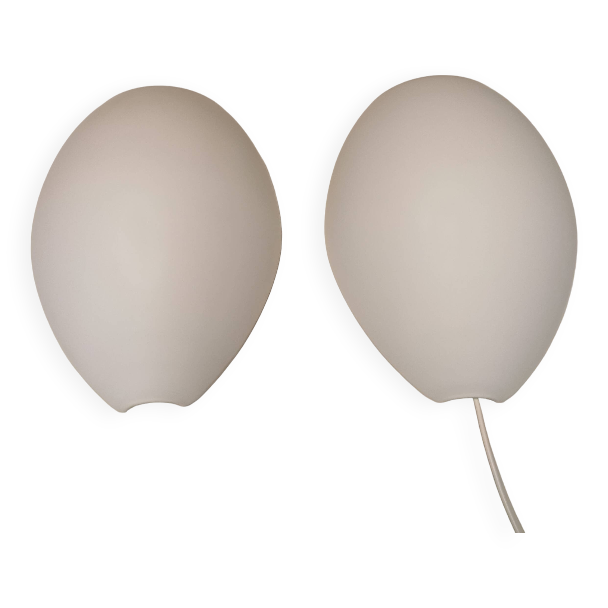 Rare wall lamps, model Vasa, designed by Jo Hammerborg in 1966 for Fog & Mørup Denmark.