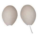 Rare wall lamps, model Vasa, designed by Jo Hammerborg in 1966 for Fog & Mørup Denmark.