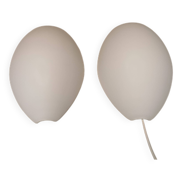 Rare wall lamps, model Vasa, designed by Jo Hammerborg in 1966 for Fog & Mørup Denmark.