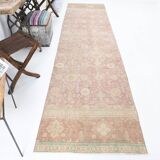 Shades Of Pale Pink Persian Runner Rug