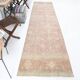 3x12 nuances de tapis de coureur persan rose pâle, 92x371cm
