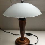 Frosted glass mushroom lamp