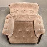 Lounge Chair Suede Leather