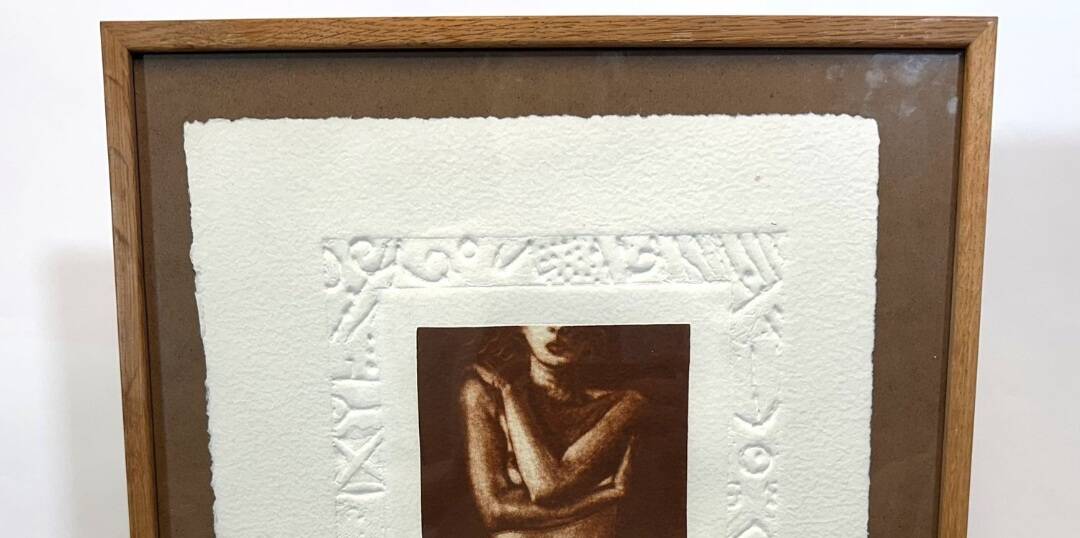 Lithographie Alain Soucasse :       Nu II