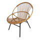 Vintage Rohe Noordwolde bamboo chair, 1960s