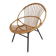 Vintage Rohe Noordwolde bamboo chair, 1960s