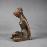 Large Statuette of Act by Bohumil Korda, Czechoslovakia, 1980s