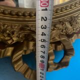 Grand miroir ovale