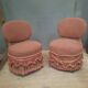 Paire de chaises "crapaud:" Napoléon III