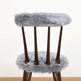 Blue Moumoute chair from the 60s.