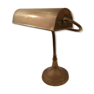 Banker office lamp, notary, piano, copper, 1940