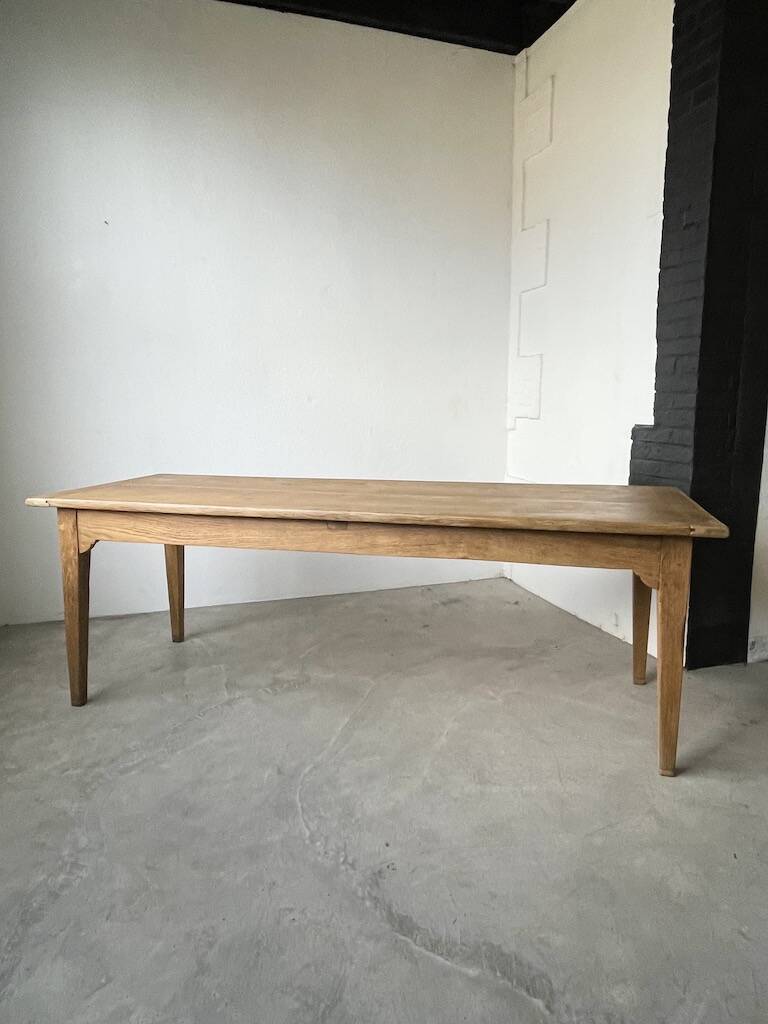 Oak farm table 220 cm