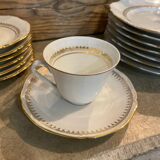 Coffee and dessert service - porcelain in Sologne