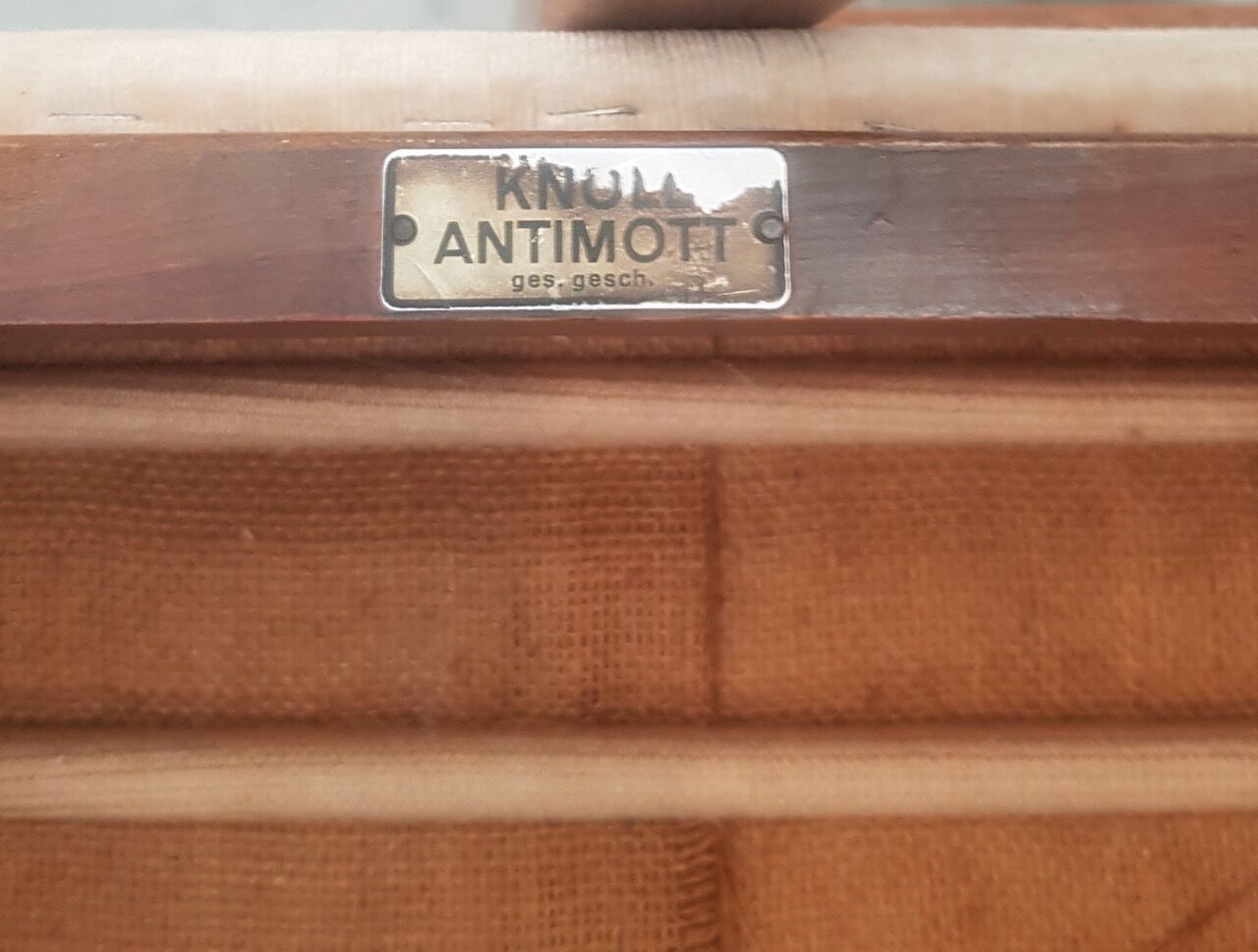 Knoll Antimot lounge chair and stool