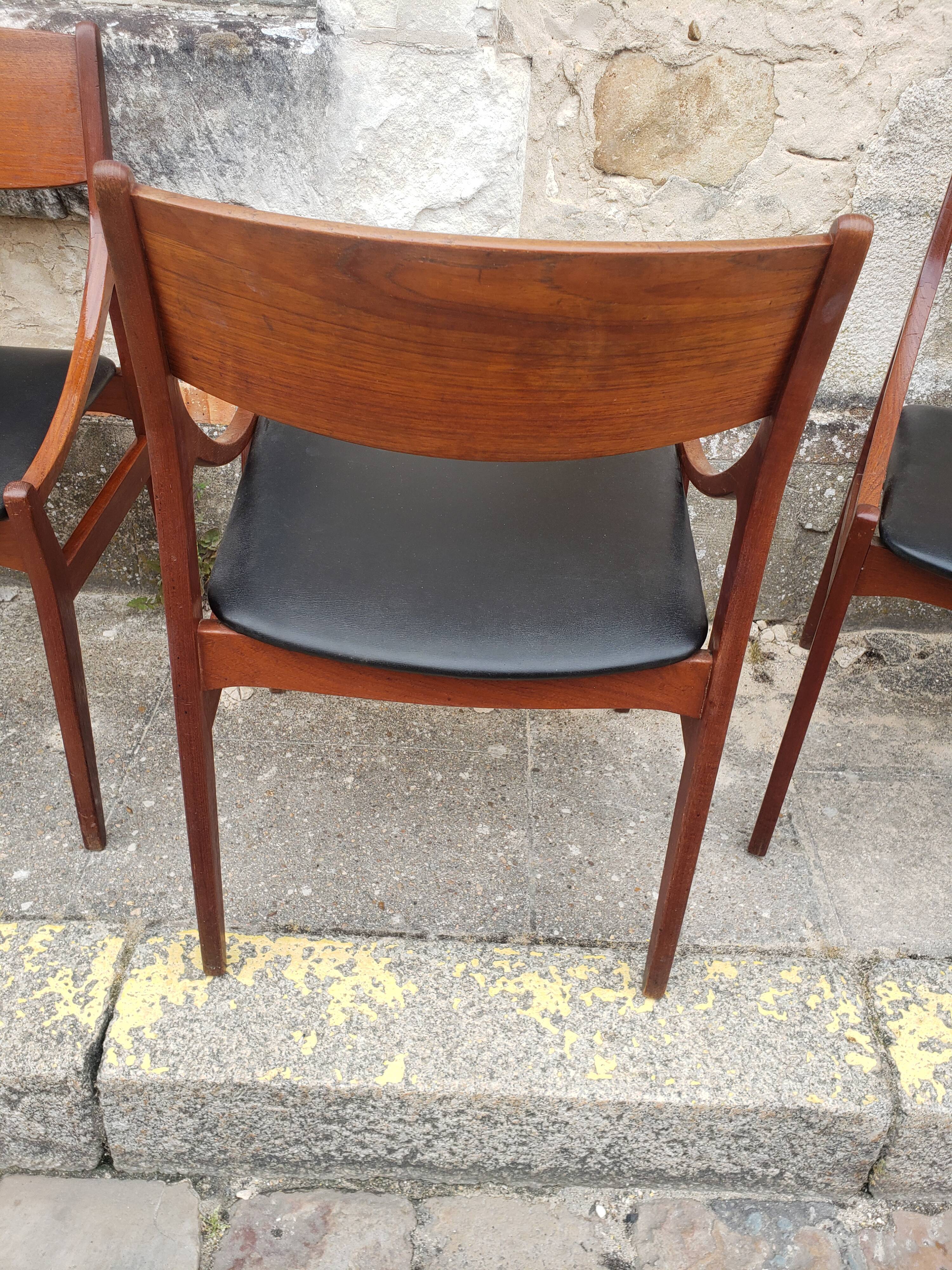 Danish Scandinavian chairs Verstevig Eriksen