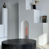 Coffee table en bois massif monoxyle noir