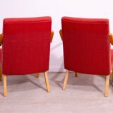 Pair of midcentury armchairs by Jaroslav Šmídek for JITONA, 1960´s